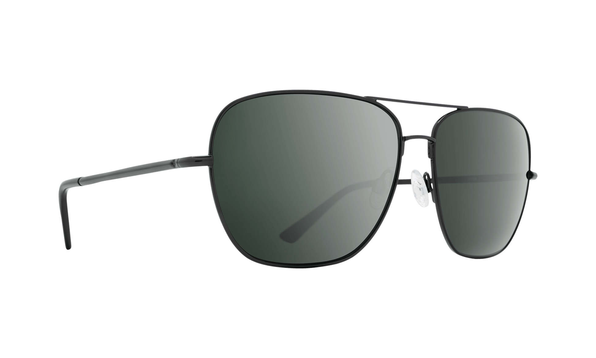 SPY Tatlow Sunglasses  HD Plus Gray Green with Black Spectra Mirror Black  61-14-145