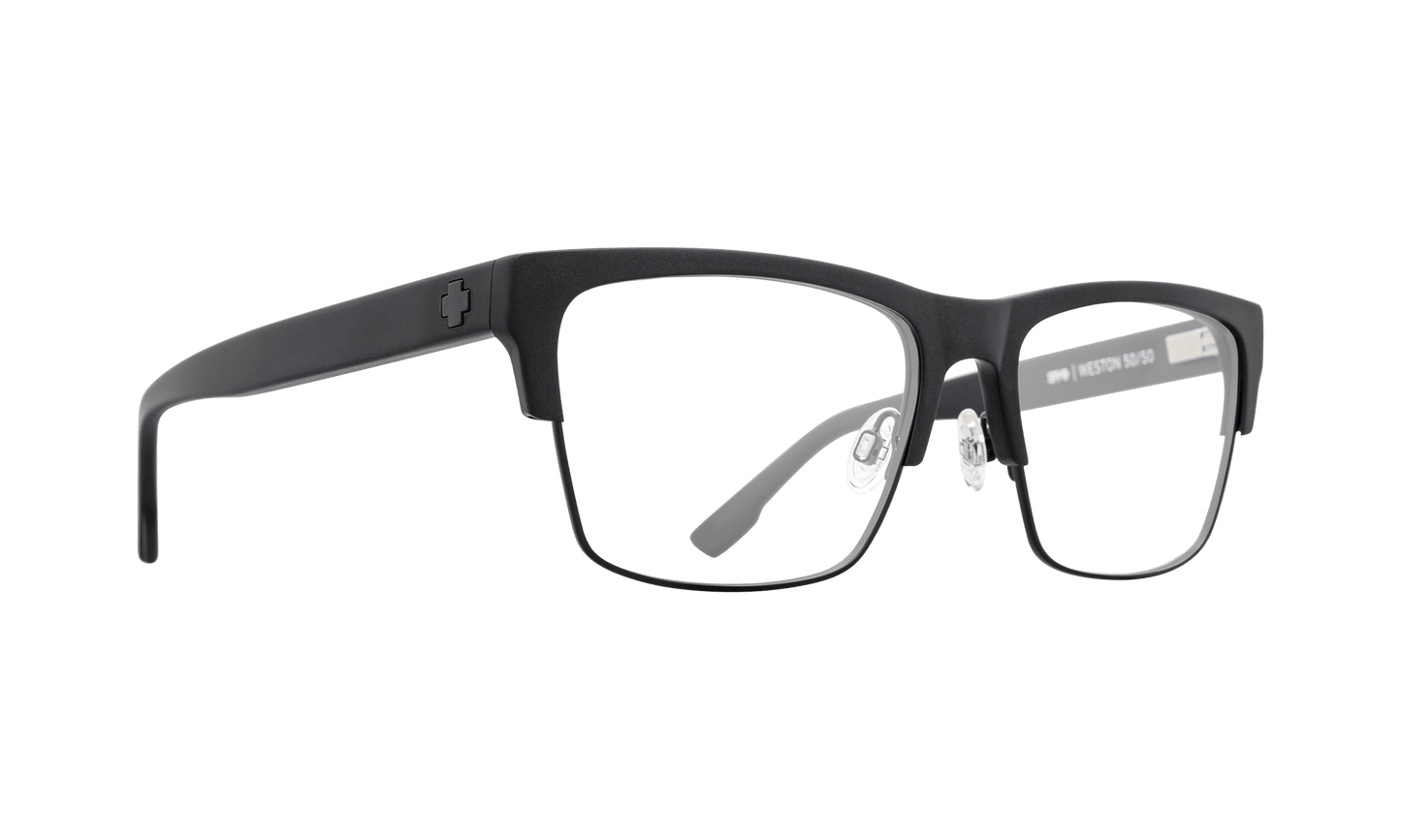 SPY Weston 50/50 55 Eyeglasses   Matte Black One Size