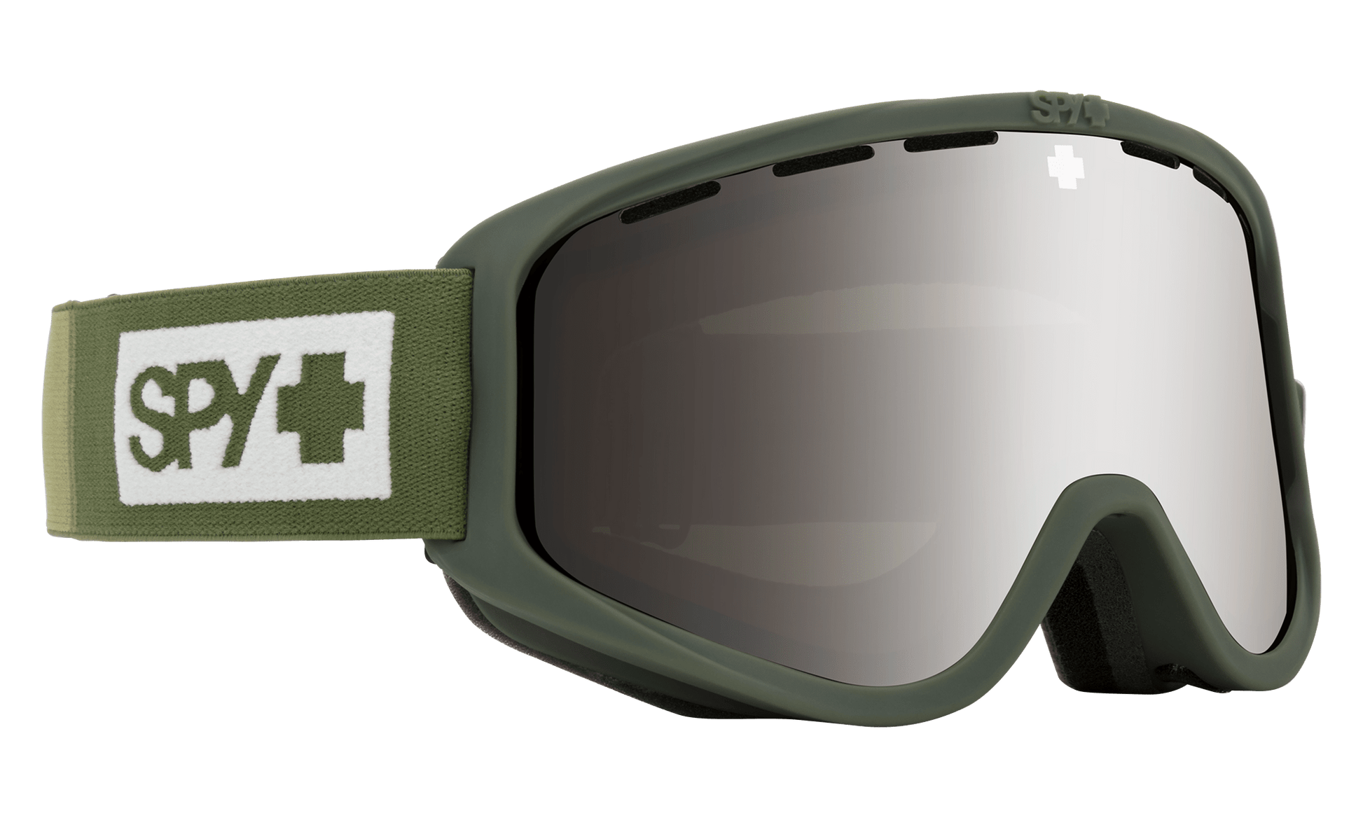 SPY Woot Snow Goggle Goggles  HD Bronze w/ Siliver Mirror + HD LL Persimmon Colorblock Olive One Size
