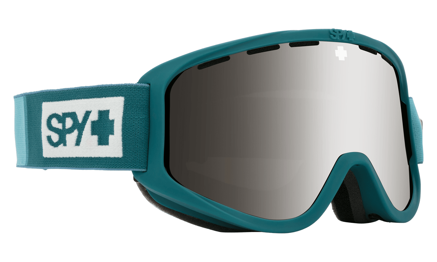 SPY Woot Snow Goggle Goggles  HD Bronze w/ Silver Spectra Mirror + HD LL Persimmon Colorblock Teal One Size