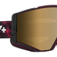 SPY Ace Snow Goggle Goggles  HD Plus Bronze with Gold Spectra Mirror + HD Plus LL Persimmon with Silver Spectra Mirror Galaxy Purple One Size