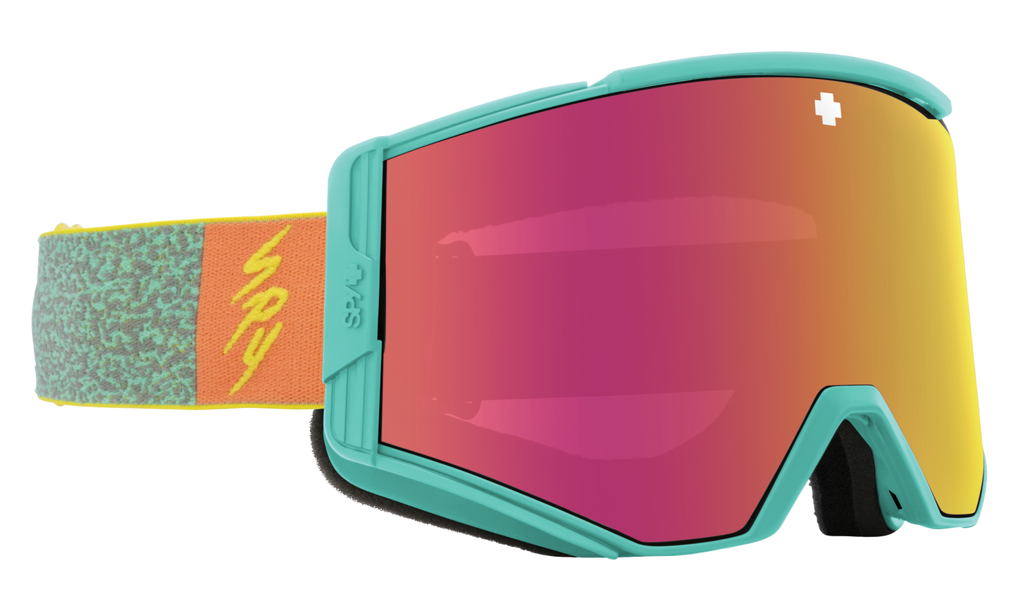 SPY Ace Snow Goggle Goggles  HD Plus Bronze with Pink Spectra Mirror + HD Plus LL Persimmon with Silver Spectra Mirror Neon Pop One Size