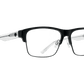 SPY Brody 50/50 59 Eyeglasses   
Style Selection: Brody 5050 59 - Matte Black Gloss Crystal
 One Size