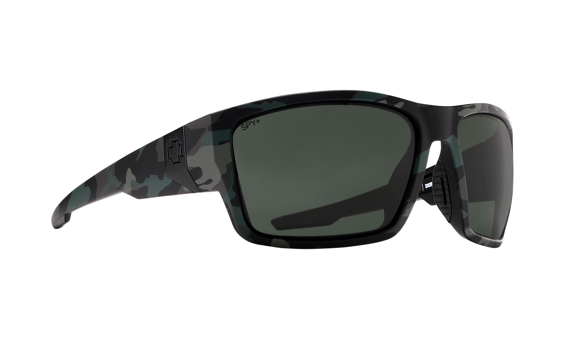 SPY Dirty Mo Tech Sunglasses  Happy Gray Green Polar Matte Camo  64-16-124