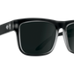 SPY Discord Sunglasses  Happy Gray Green Polar with Black Spectra Mirror Matte Black Ice  57-17-145