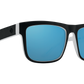 SPY Discord Sunglasses  Happy Gray Green Polar with Light Blue Spectra Mirror Whitewall  57-17-145