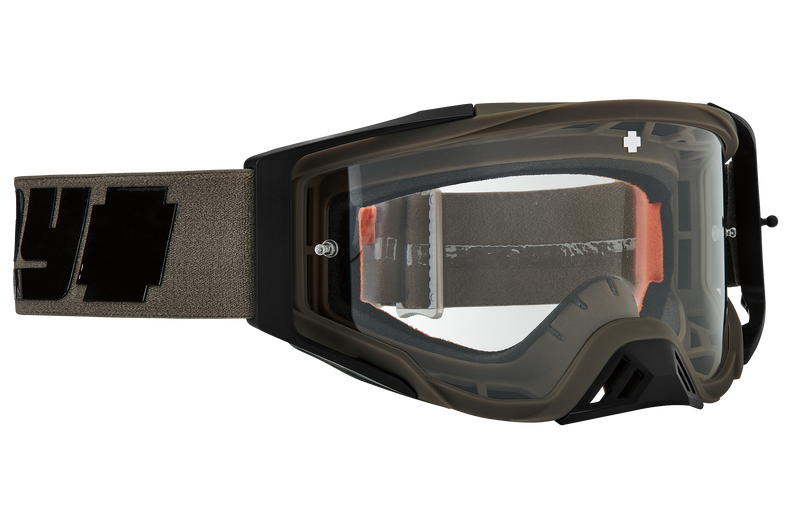 SPY Foundation Mx Goggle Goggles  HD Clear Reverb Tan One Size