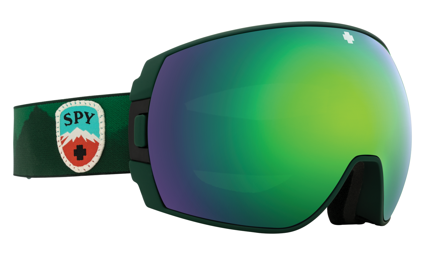 SPY Legacy Snow Goggle Goggles  HD Plus Bronze with Green Spectra Mirror + HD Plus LL Persimmon with Silver Spectra Mirror Trailblazer Green One Size
