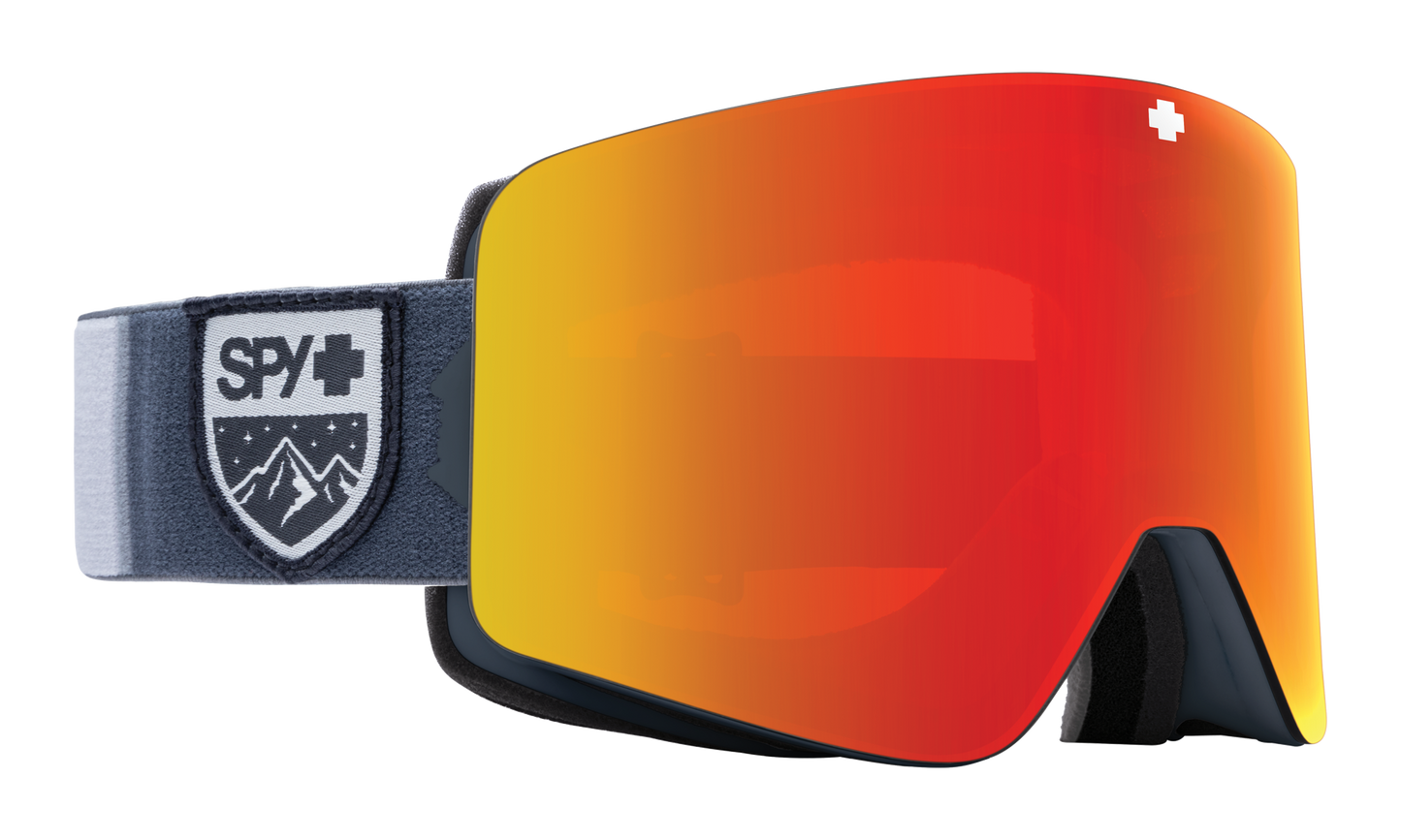 SPY Marauder Snow Goggle Goggles  HD Plus Bronze with Red Spectra Mirror + HD LL Yellow with Green Spectra Mirror Colorblock Gray One Size