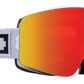 SPY Marauder Snow Goggle Goggles  HD Plus Bronze with Red Spectra Mirror + HD Plus LL Yellow with Green Spectra Mirror Matte White One Size