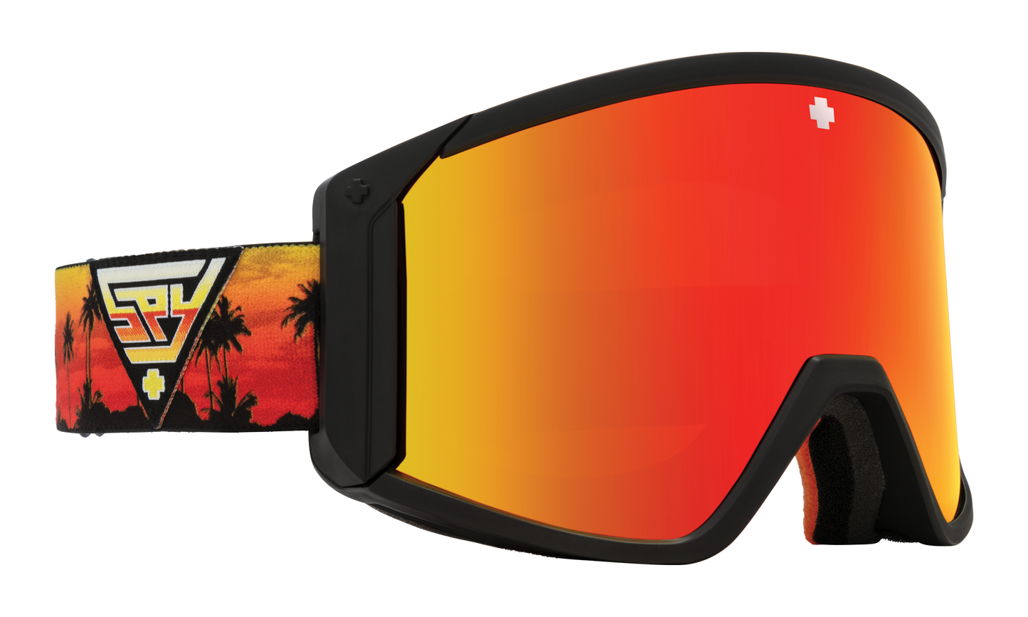 SPY Raider Snow Goggle Goggles  HD Bronze with Red Spectra Mirror + HD LL Yellow SPY + Chris Rasman One Size