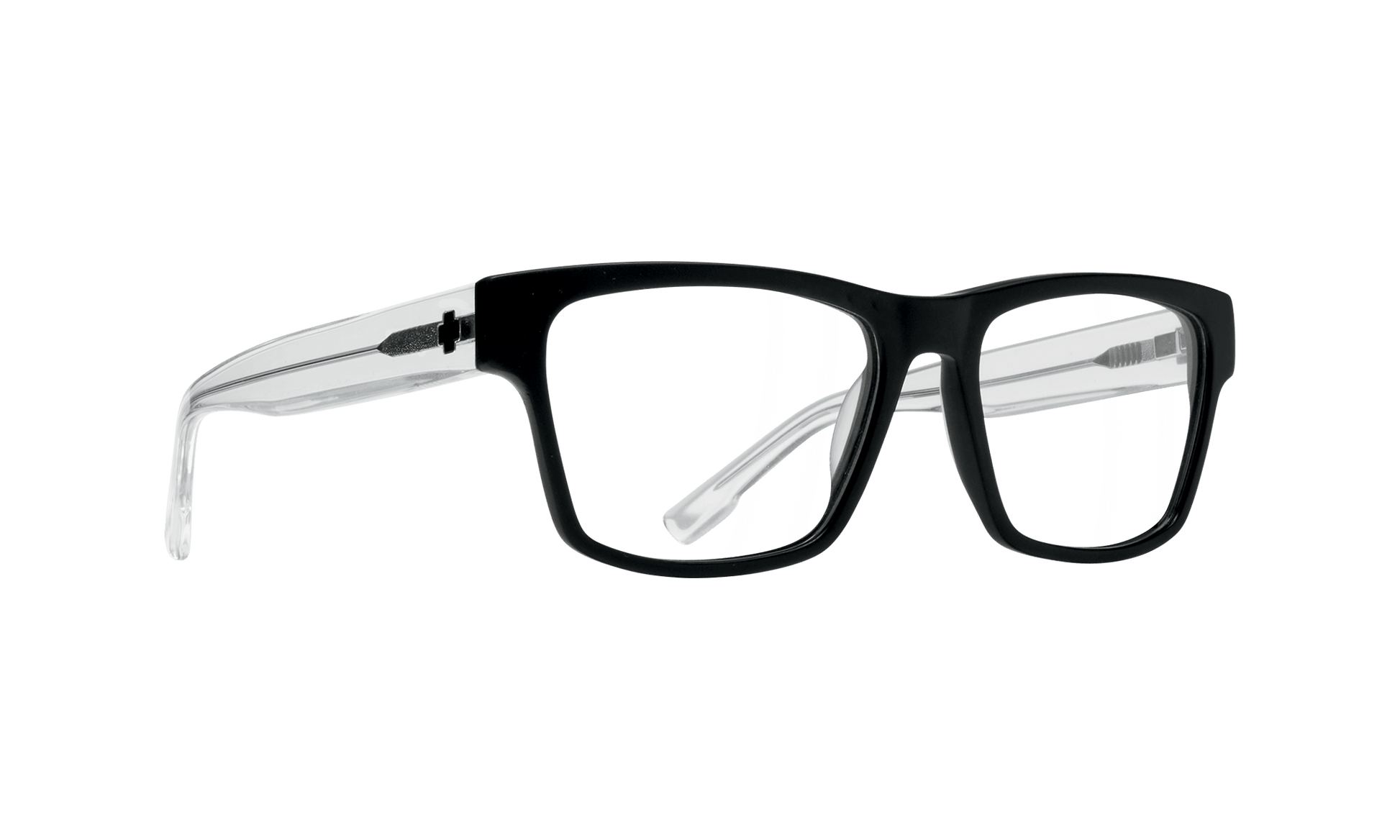 SPY Weston 54 Eyeglasses   
Style Selection: Weston 54 - Matte Black Gloss Crystal
 One Size