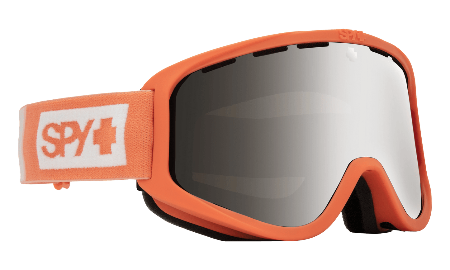 SPY Woot Snow Goggle Goggles  HD Bronze with Silver Spectra Mirror + HD LL Persimmon Colorblock Coral One Size