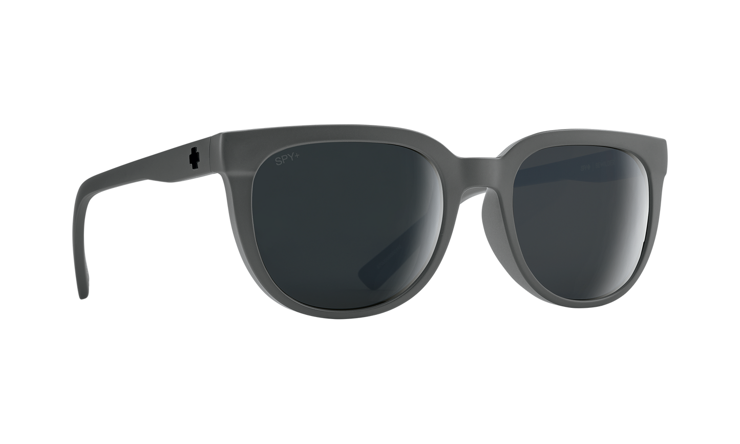 SPY Bewilder Sunglasses  Gray Polar with Black Spectra Mirror Matte Gunmetal  54-20-148