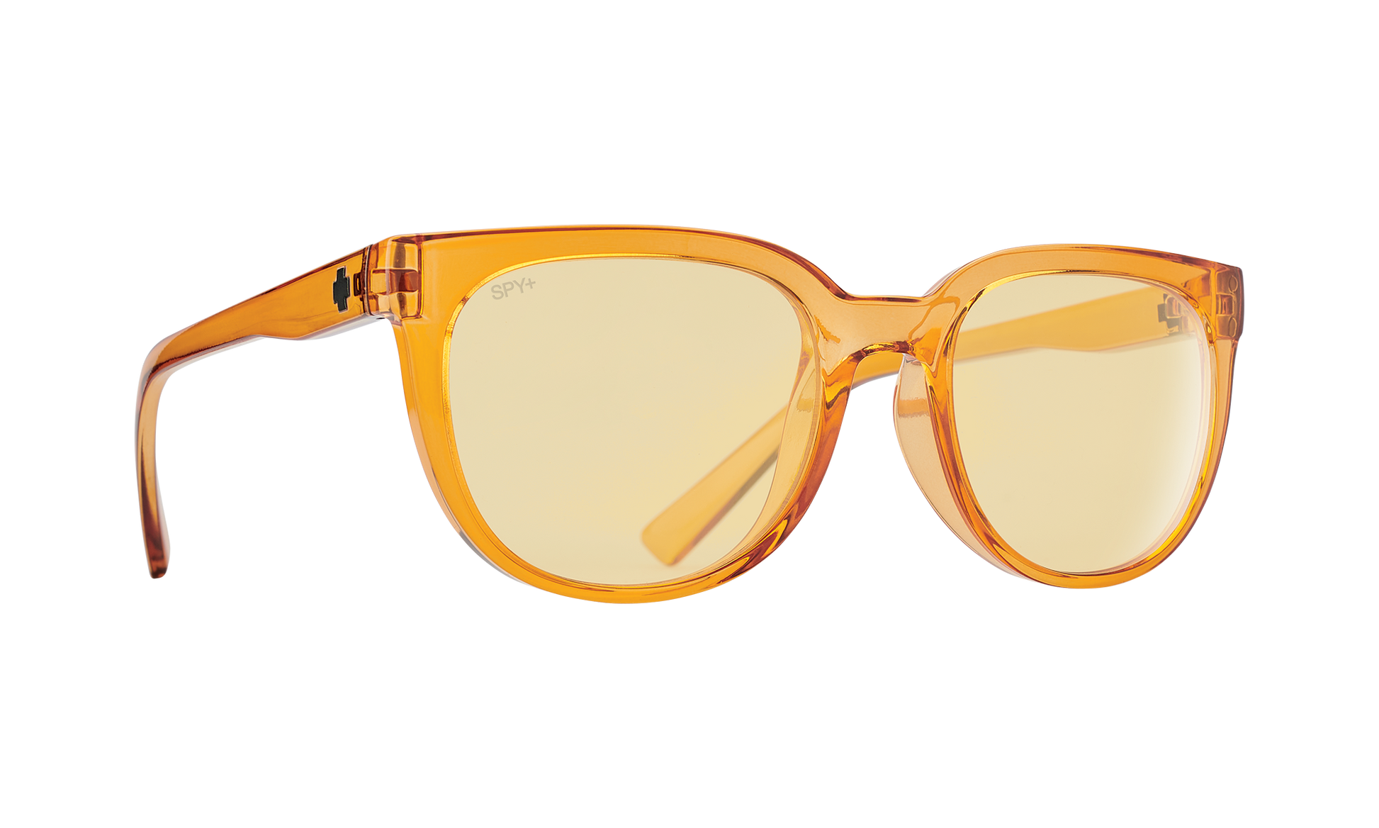 SPY Bewilder Sunglasses  Yellow Translucent Orange  54-20-148
