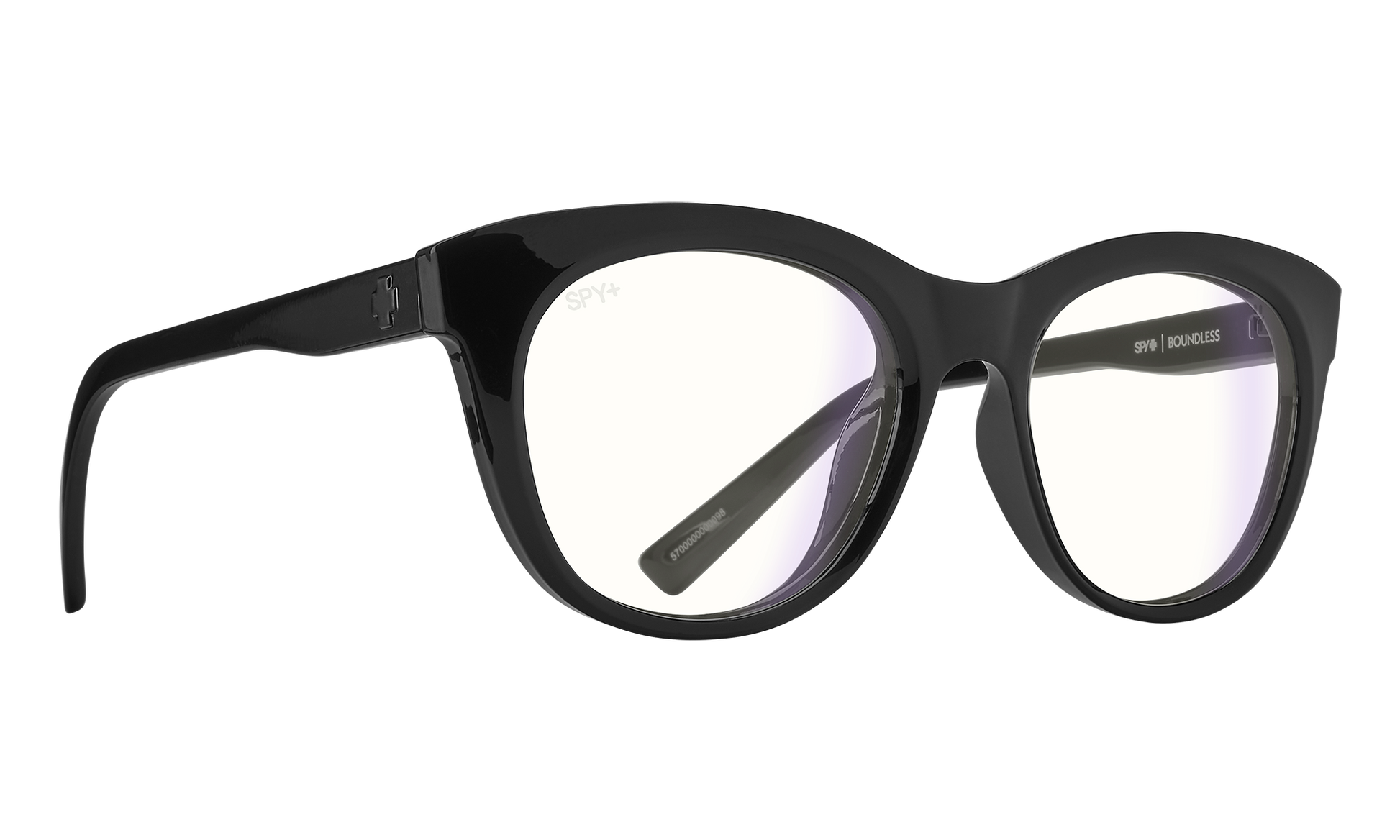 SPY Boundless Happy Screen Eyeglasses  Happy Screen Black  53-19-148