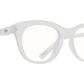 SPY Boundless Happy Screen Eyeglasses  Happy Screen Matte Crystal  53-19-148