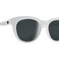 SPY Boundless Sunglasses  Gray with Black Spectra Mirror Matte White  53-19-148