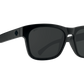 SPY Crossway Sunglasses  Gray SOSI Matte Black  57-19-142