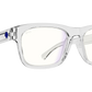 SPY Crossway Happy Screen Eyeglasses  Happy Screen Translucent Light Blue  57-19-142