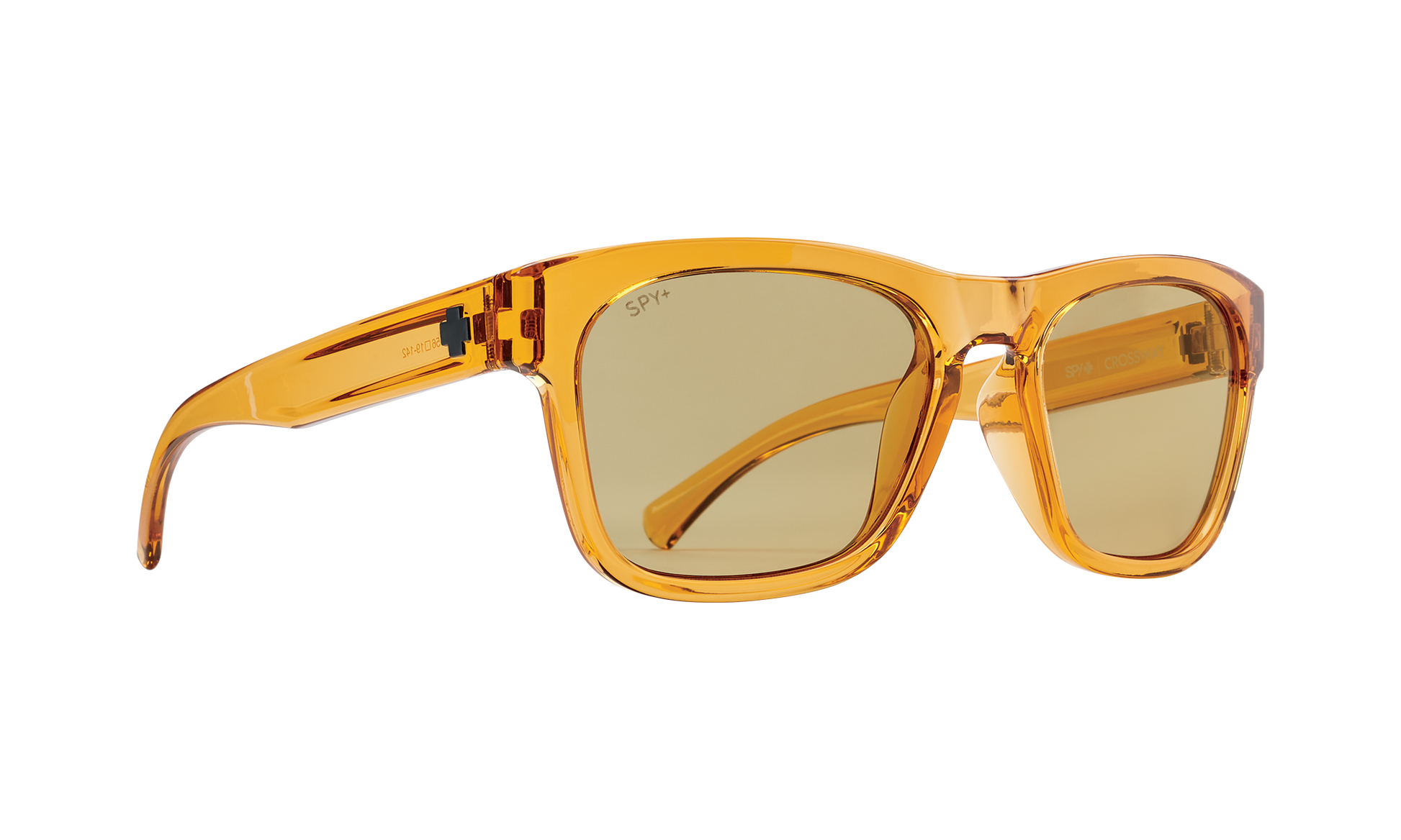 SPY Crossway Sunglasses  Yellow Translucent Orange  57-19-142