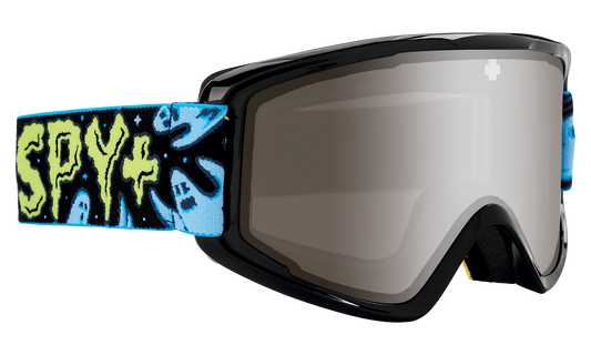 SPY Crusher Elite Jr Snow Goggle Goggles  Bronze with Silver Spectra Mirror Haunted One Size