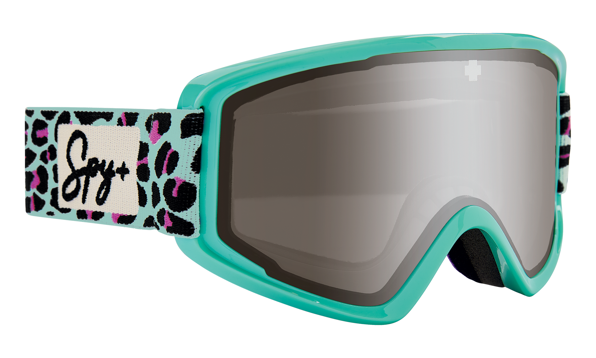 SPY Crusher Elite Jr Snow Goggle Goggles  Bronze with Silver Spectra Mirror Leopard One Size