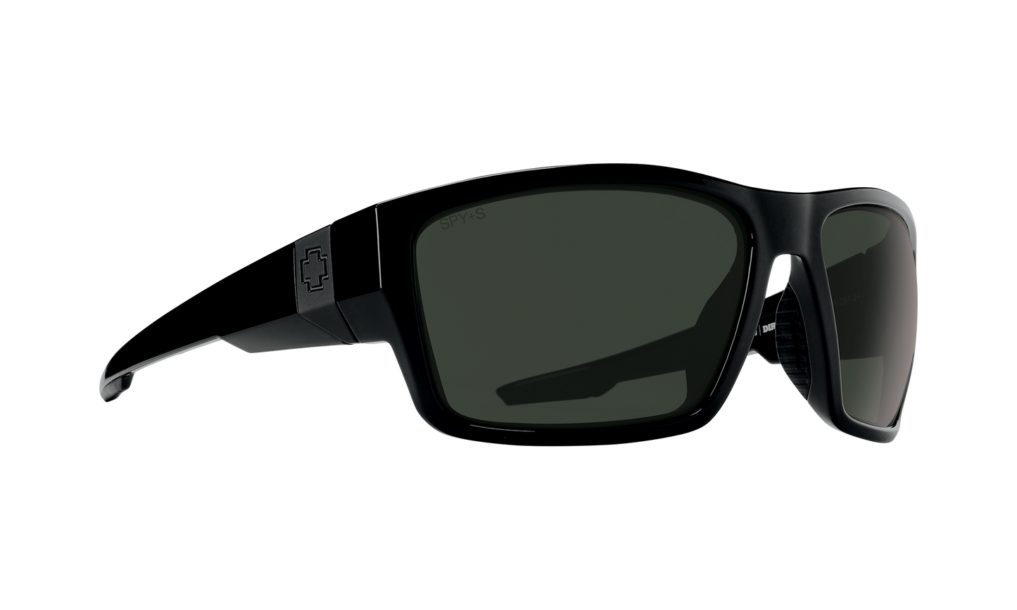 SPY Dirty Mo Tech Sunglasses  Happy Gray Green Black  64-16-124