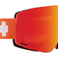 SPY Marauder Snow Goggle Goggles  Happy Bronze with Red Spectra Mirror Beyond Control Orange One Size