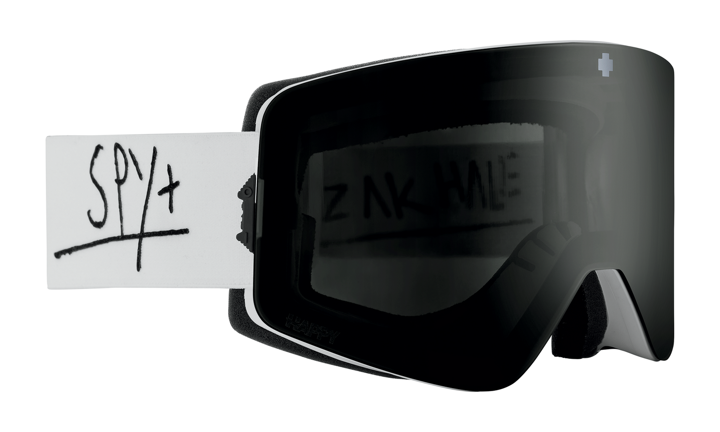SPY Marauder Snow Goggle Goggles  Happy Gray Green Black Spectra Mirror Spy + Zak Hale One Size