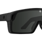 SPY Monolith Sunglasses  Happy Gray Green Black Spectra Mirror Matte Black  138-00-147