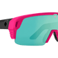 SPY Monolith 50/50 Sunglasses  Happy Bronze Light Green Spectra Mirror Matte Neon Pink  142-00-147