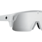 SPY Monolith 50/50 Sunglasses  Happy Bronze Platinum Spectra Mirror Matte White  142-00-147