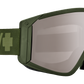 SPY Raider Snow Goggle Goggles  BRONZE w/SILVER SPECTRA MIRROR GREEN One Size