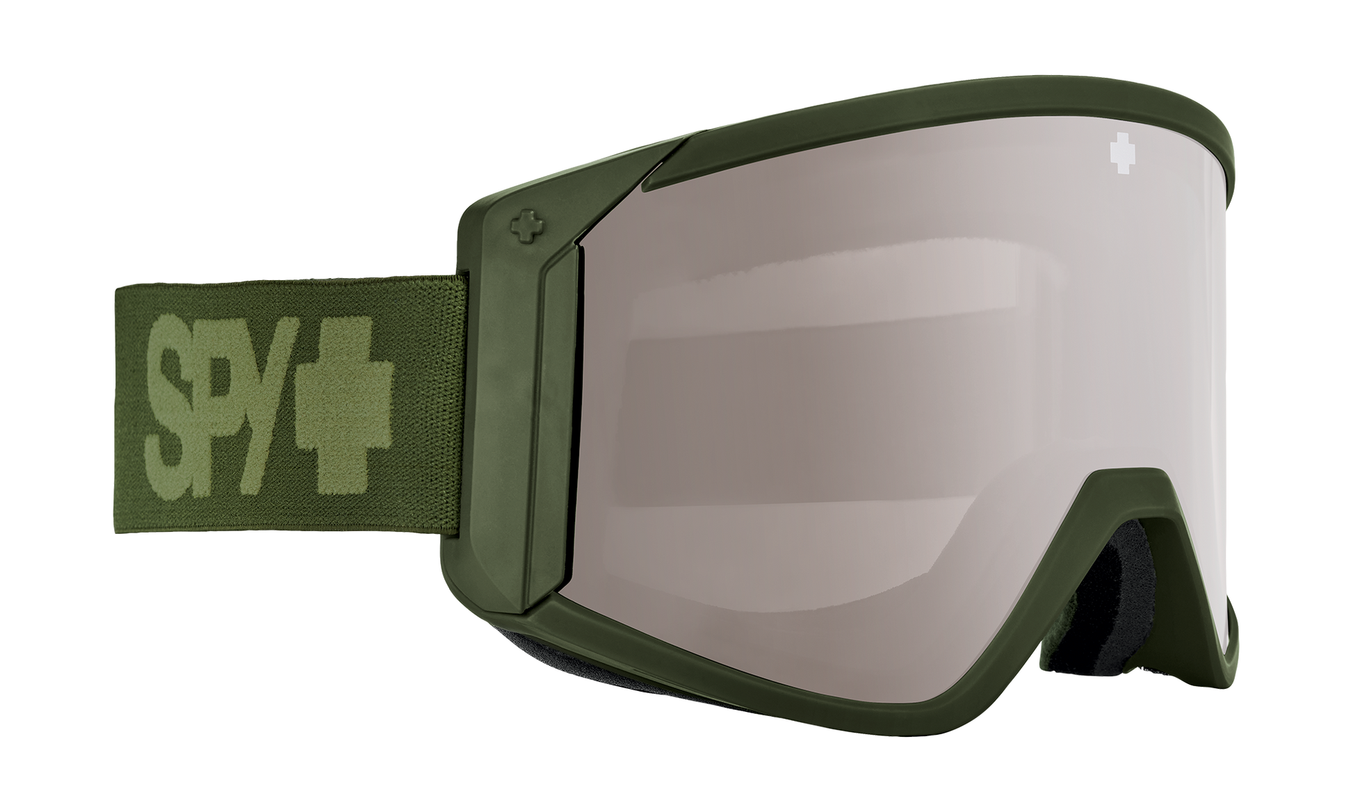 SPY Raider Snow Goggle Goggles  BRONZE w/SILVER SPECTRA MIRROR GREEN One Size