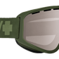 SPY Woot Snow Goggle Goggles  Bronze with Silver Spectra Mirror Monochrome Olive One Size