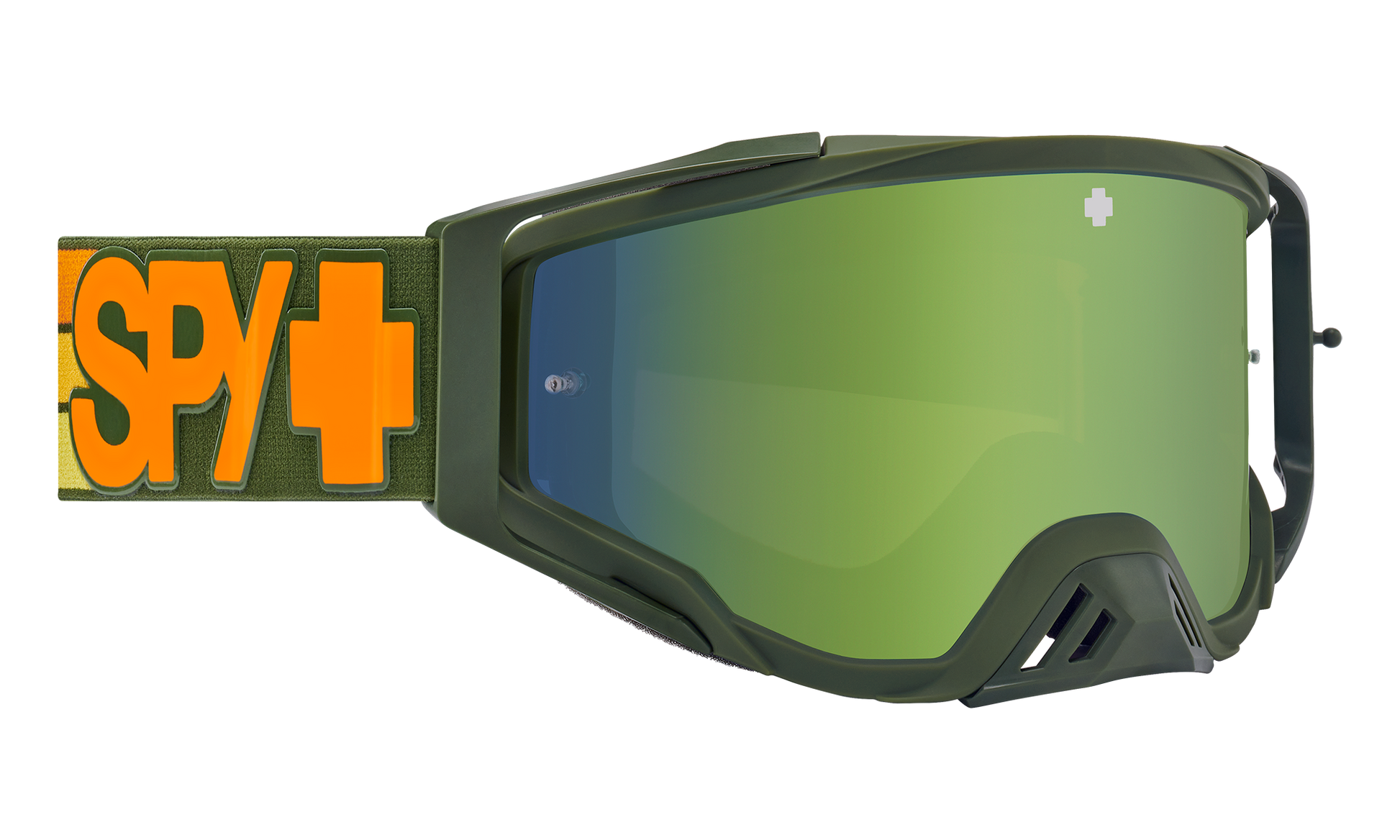 SPY Foundation Mx Goggle Goggles   
Style Selection: Foundation Plus Speedway Matte Green - HD Smoke Olive Spectra Mirror + HD Clear
 One Size