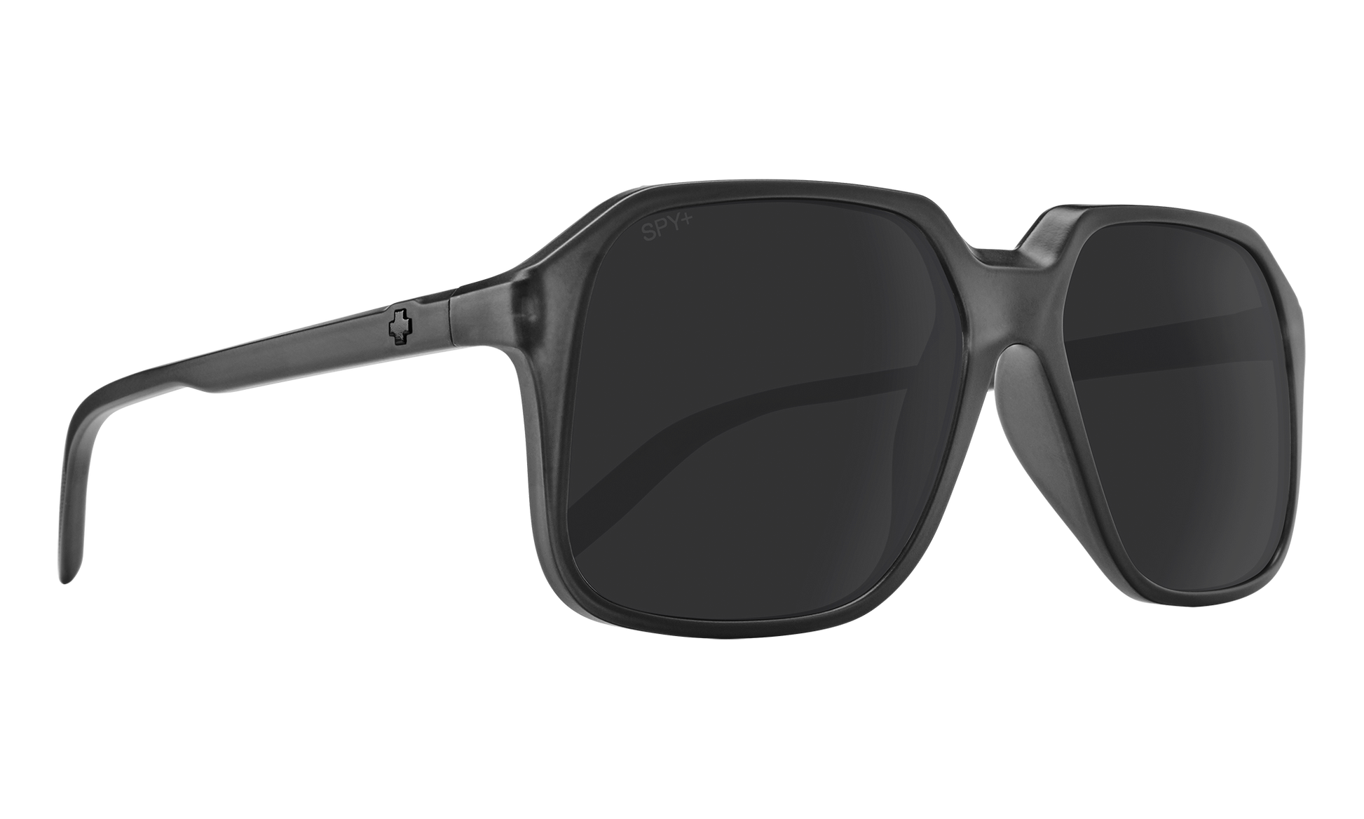 SPY Hot Spot Sunglasses  Gray Polar Matte Translucent Black  59-16-135