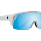 SPY Monolith 50/50 Sunglasses  Happy Boost Bronze Polar Ice Blue Spectra Mirror Matte White  142-00-147