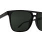 SPY Czar Sunglasses  Happy Gray Green Polar Matte Black  59-17-148