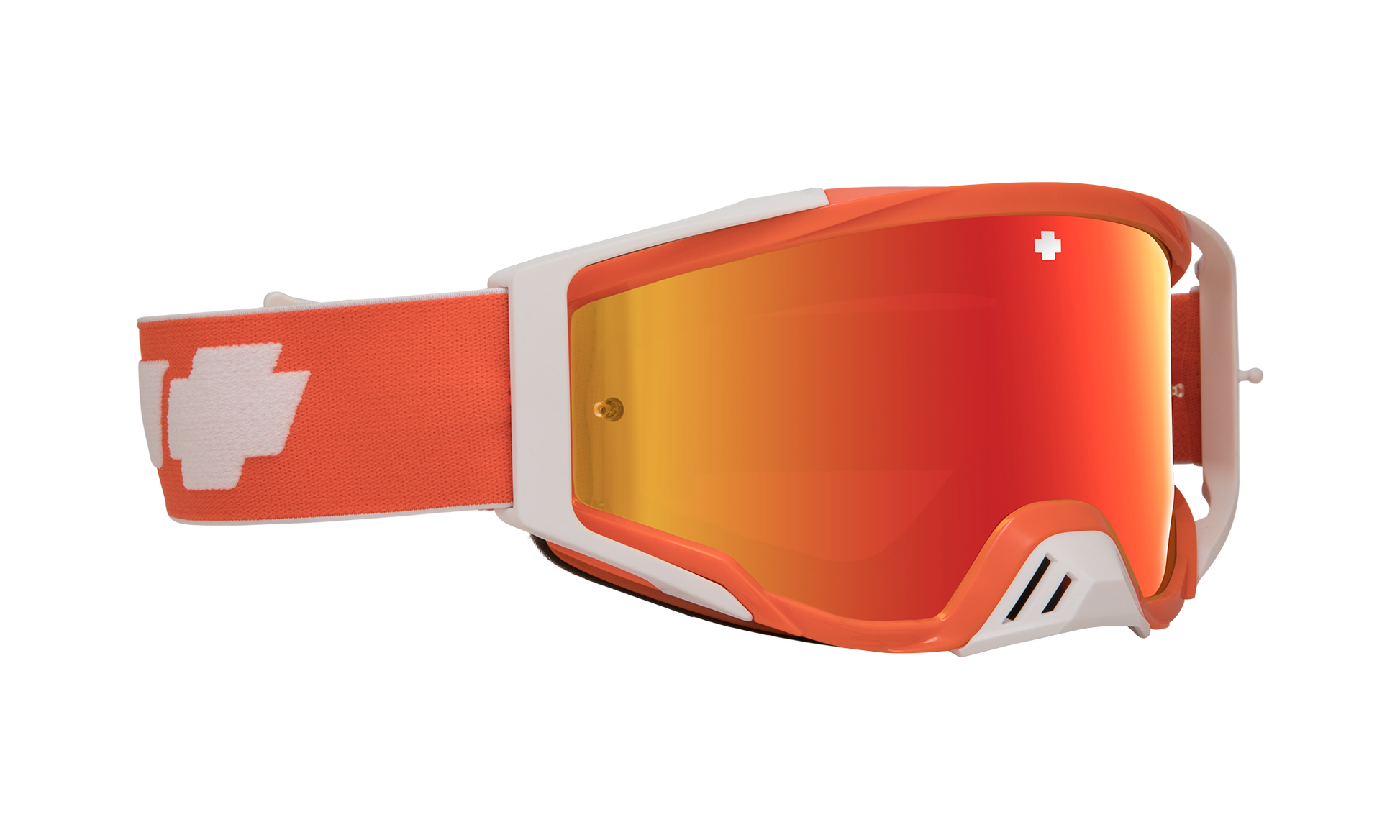 SPY Foundation Mx Goggle Goggles  Smoke HD w/ Red Spectra-Clear HD AFP Classic Orange One Size