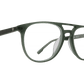 SPY Rico Eyeglasses   Matte Seaweed  a streamlined 52-18-145