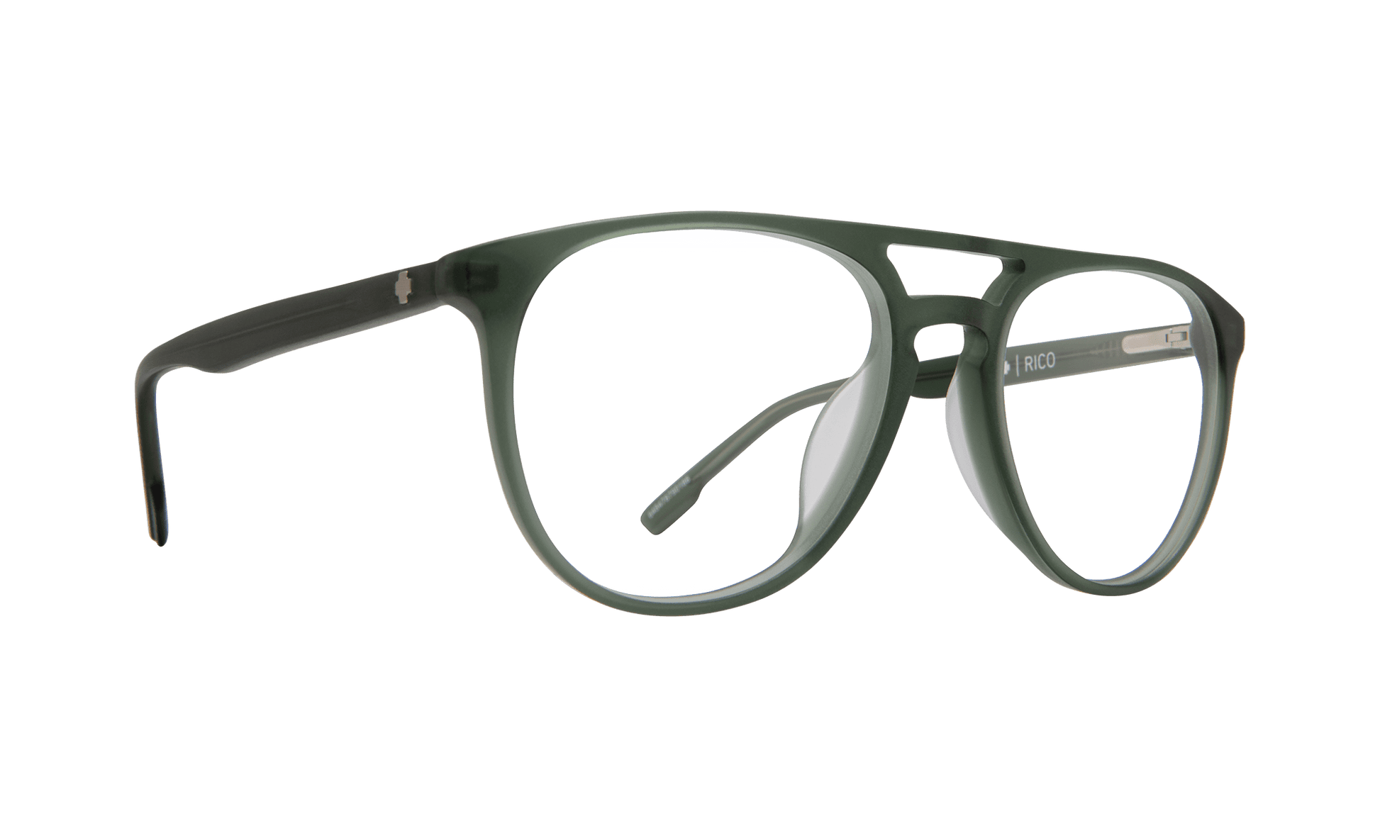 SPY Rico Eyeglasses   Matte Seaweed  a streamlined 52-18-145
