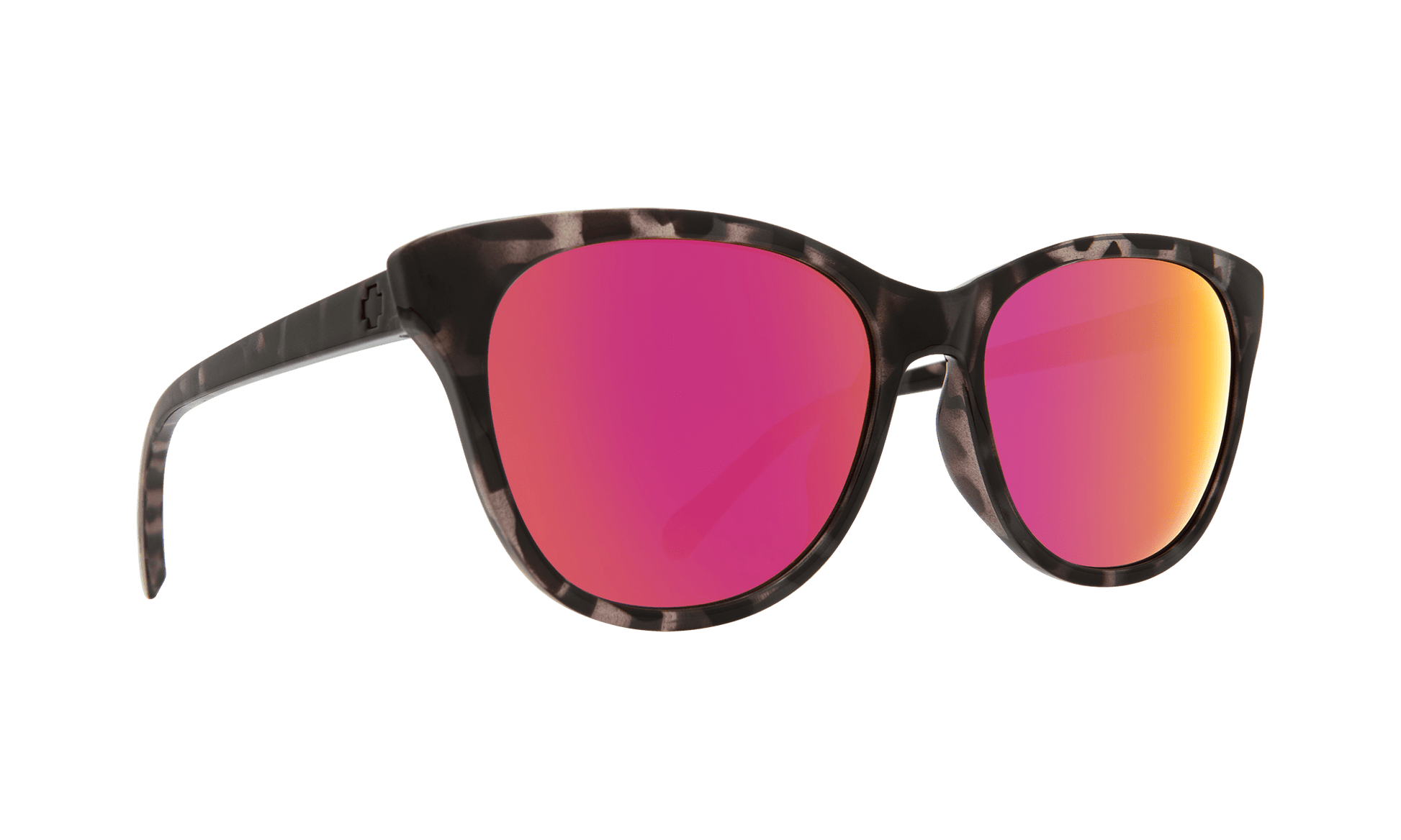 SPY Spritzer Sunglasses  Gray w/ Pink Spectra Black Tortoise  55-17-140