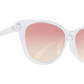 SPY Spritzer Sunglasses  Pink Sunset Fade Clear  55-17-140