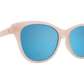 SPY Spritzer Sunglasses  Gray w/ Light Blue Spectra Matte Translucent Blush  55-17-140