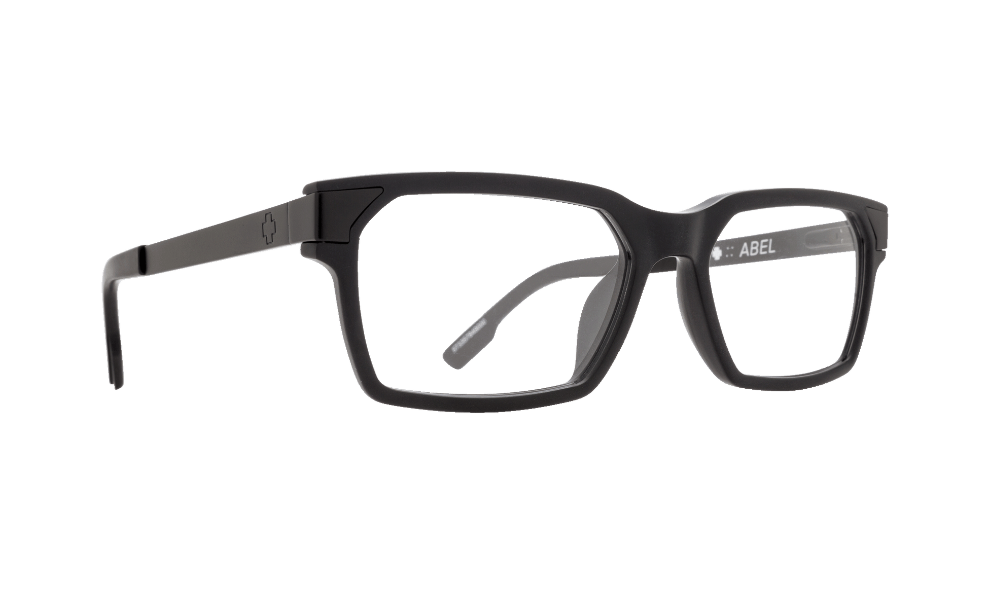 SPY ABEL Eyeglasses   Matte Black/Matte Black  53-17-145