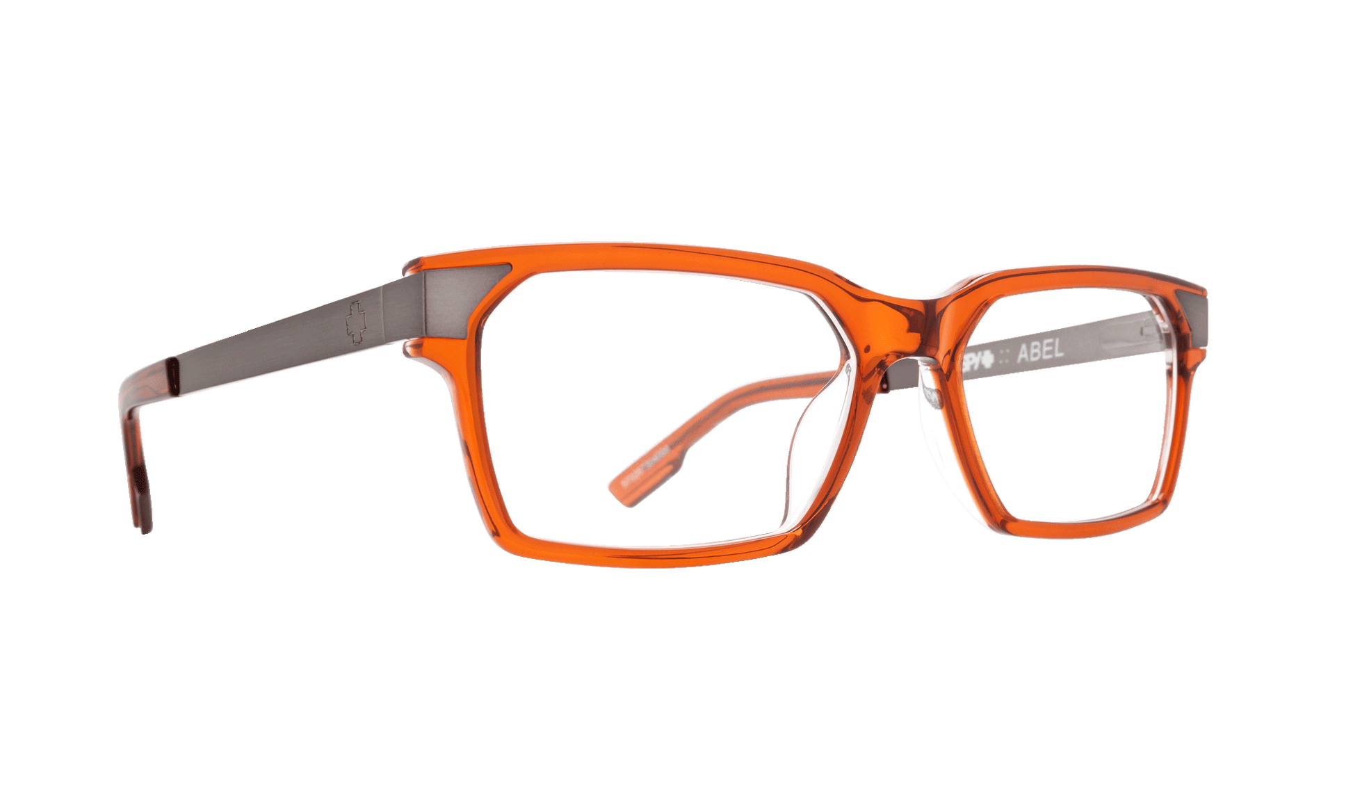 SPY ABEL Eyeglasses   Trans Sepia/Gunmetal  53-17-145