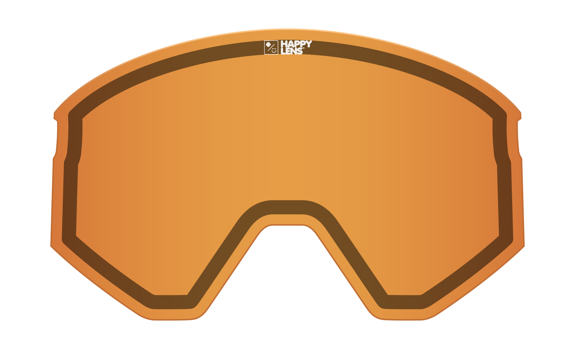 SPY Ace Snow Replacement Lens Replacement Lenses  HD Plus LL Persimmon with Lucid Silver Ace Lens One Size