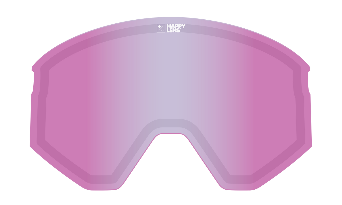 SPY Ace Snow Replacement Lens Replacement Lenses  HD Plus LL Pink with Blue Spectra Mirror Ace Lens One Size